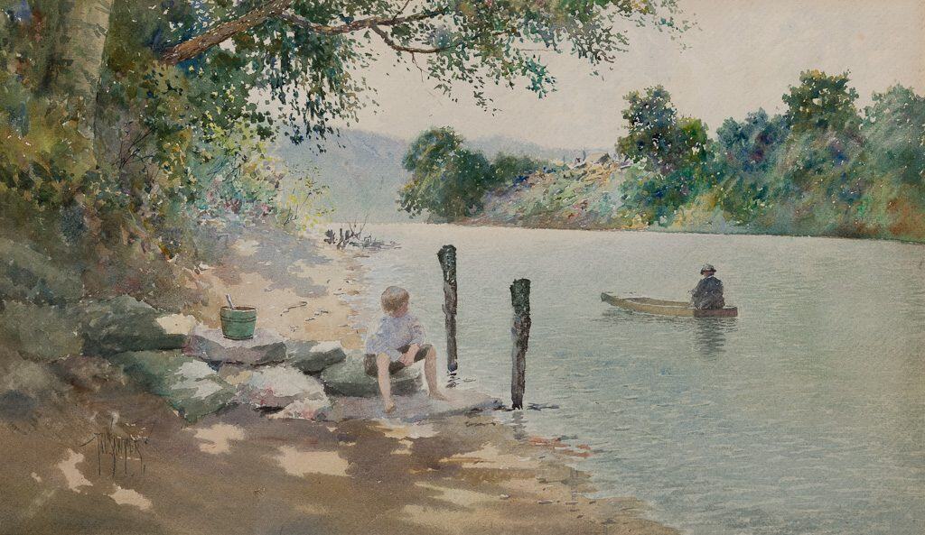 Riverbank Scene