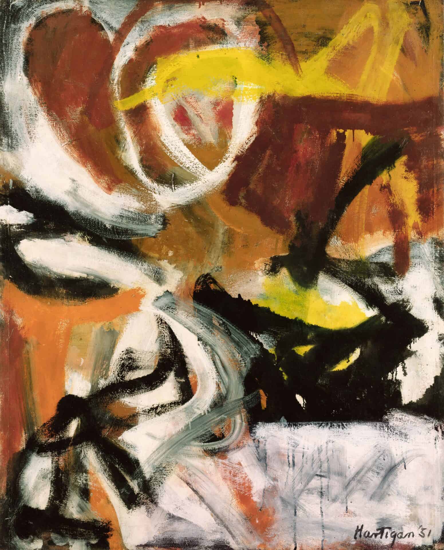 Grace Hartigan, "Cedar Bar", 1951