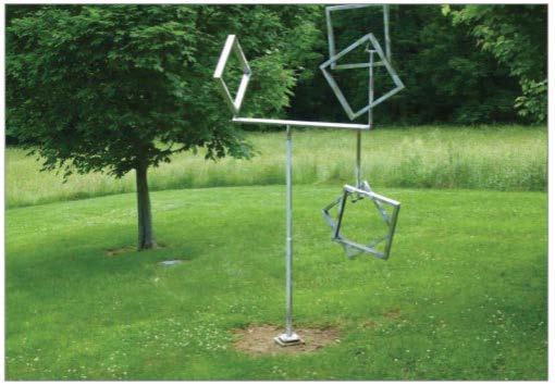 Speed outdoors five open square george rickey