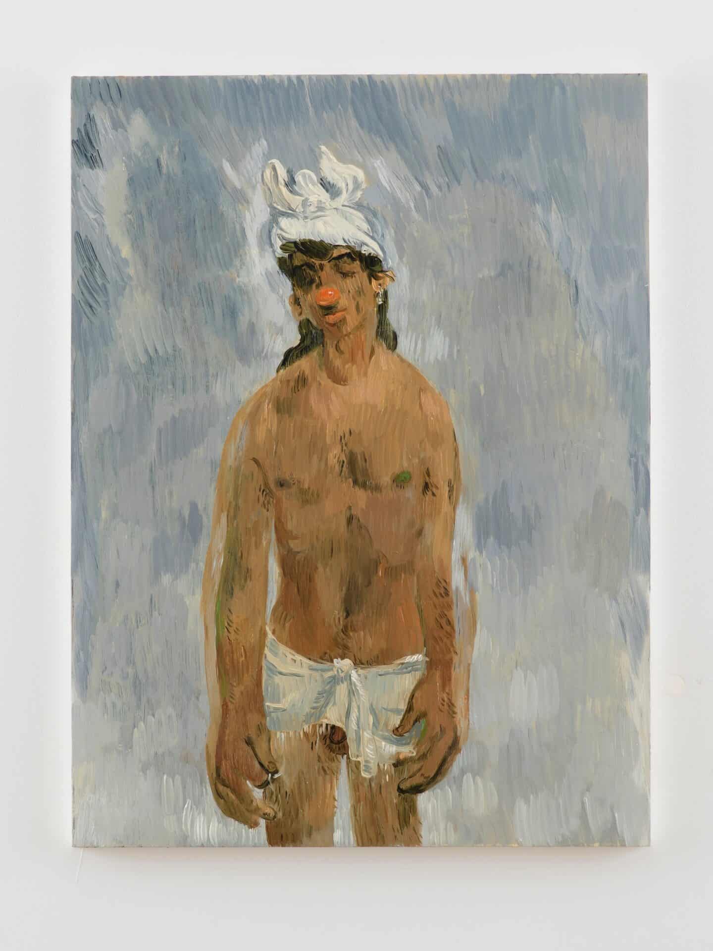 Salman Toor (American, born Pakistan, 1983). Loincloth Man, 2023